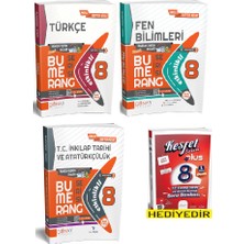 Günay Yayınları 8. Sınıf Bumerang Türkçe + Fen Bilimleri + Inkılap Tarihi Etkinlikli Kitap (Inkılap Tarihi 1. Dönem Soru Bankası Hediyelidir)