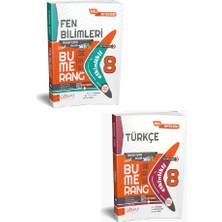 Günay Yayınları 8. Sınıf Bumerang Türkçe + Fen Bilimleri Etkinlikli Kitap