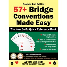 Step Kitap 57+ Bridge Conventions Made Easy: The New Go-To Quick Reference Book (Ciltli)