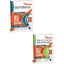 Günay Yayınları 8. Sınıf Bumerang Matematik + Din Kültürü Etkinlikli Kitap