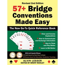 Step Kitap 57+ Bridge Conventions Made Easy: The New Go-To Quick Reference Book