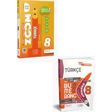 Günay Yayınları 8. Sınıf Bumerang Türkçe Etkinlikli Kitap + Zoom Türkçe Soru Bankası