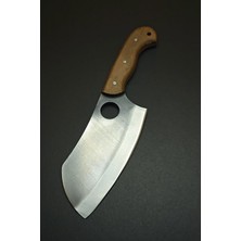 Depo Trend Depotrend Doğal Ahşap Kabzalı Deri Kılıflı Outdoor Almazan Şef Bıçağı