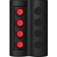Labarka 4'lü Switch Panel Otomatik Sigortalı Kırmızı LED'li 12-24V