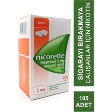 Nico Nicorettee 2 Mg Meyveli 105 Adet Sakız