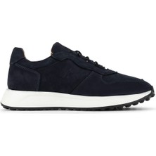 Tamer Tanca Erkek Hakiki Deri Lacivert Nubuk Sneakers & Spor Ayakkabı 1145 2028 Erk Ayk Y26 Lacı Nbk