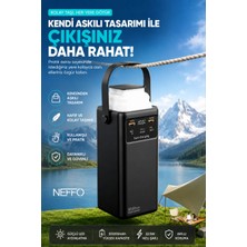 Neffo 30.000 Mah Outdoor LED Işıklı 22.5  Hızlı Şarj Powerbank – Usb-C & Çoklu Cihaz Desteği