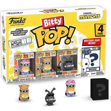 Funko Bitty Pop 4'lü Paket Minions - Tourist Jerry Figür, 20843