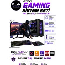 Özlen X57 RYZEN 7 8700F RX 9060 XT 8GB 16GB DDR5 RAM 1TB M.2 SSD 24'' Full HD 200Hz Oyuncu Bilgisayarı