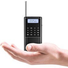 Radioddity RD23 Taşınabilir Dab/dab+ ve Fm Radyo Bluetooth Usb-C Şarjlı Siyah
