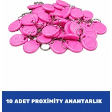 Sonex 10 Adet Pembe Tag Göstergeç Proximity Anahtarlık