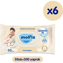 Molfix Izotonik Sulu Islak Mendil Yenidoğan 300 Adet
