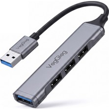 Veggieg 4 Portlu Usb-A To USB 3.0 + 3*usb 2.0 Çoklayıcı Dönüştürücü USB Hub