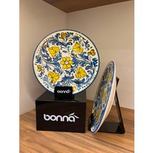 Bonna Albufera Gourmet Düz Tabak 21 cm Kahvaltılık Sunum Tatlı Sunum Pasta Servis Gourmet Sunum