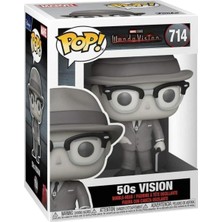 Funko Pop Marvel Wanda Vision - 50's Vision (B&w) Figürü 714, CX345534345346