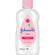 Johnson's Bebek Yağı 200 ml X4 Adet