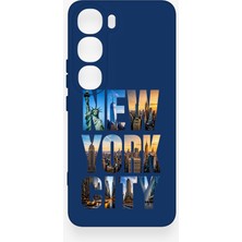Vip Case Vivo V40 Lite 5g Uyumlu New York City Desenli Silikon Kılıf