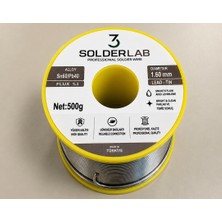 SN60PB40 Lehim Teli 500 gr 1,6 mm %3 Flux Elektronik Lehimleme