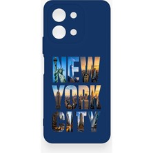 Vip Case Vivo Y28 Uyumlu New York City Desenli Silikon Kılıf