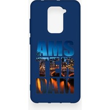 Vip Case Redmi Note 9 Uyumlu Amsterdam Desenli Silikon Kılıf