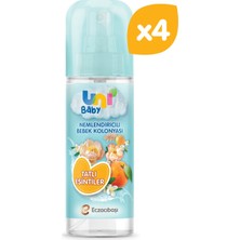 Uni Baby Tatlı Esintiler Bebek Kolonyası 600 ml Nemlendirici Özellikli 4'lü Set