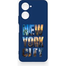 Vip Case Vivo Y18 Uyumlu New York City Desenli Silikon Kılıf