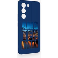 Vip Case Vivo V30 Lite Uyumlu Amsterdam Desenli Silikon Kılıf