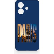 Vip Case Vivo V60 Lite Uyumlu Paris Desenli Silikon Kılıf