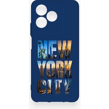 Vip Case Realme C53 Uyumlu New York City Desenli Silikon Kılıf