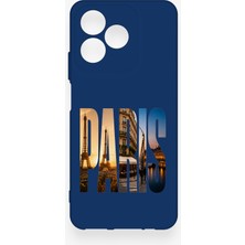 Vip Case Realme C53 Uyumlu Paris Desenli Silikon Kılıf