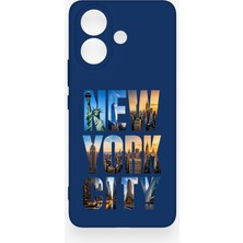 Vip Case Vivo V60 Lite Uyumlu New York City Desenli Silikon Kılıf