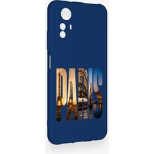 Vip Case Redmi Note 12S Uyumlu Paris Desenli Silikon Kılıf
