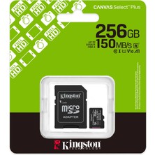 Kingston 256GB Mıcrosd Canvas Select Plus A1 SDCS3/256GB