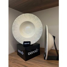 Bonna 2'li Iris Banquet Çukur Tabak 24 cm 270 cc Makarna / Salata / Sulu Yemek Tabağı/bowl