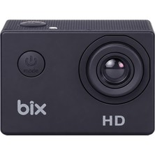 Bix Edge 720P Hd 5mp Su Geçirmez Aksiyon Kamerası Motosiklet Bisiklet Kask ve Su Altı Kamerası