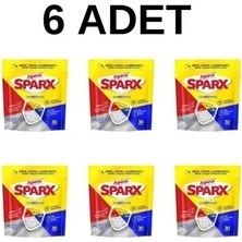 Asperox Sparx Bulaşık Makinesi Deterjanı 30LU 6 Adet