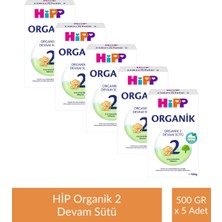 Hipp 2 Organik Devam Sütü 500 gr x 5 Adet