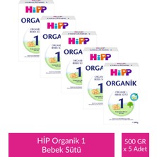 Hipp 1 Organik Bebek Sütü 500 gr x 5 Adet