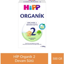 Hipp 2 Organik Devam Sütü 500 gr