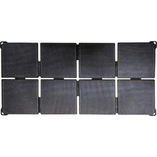 Bix 60W Katlanabilir Taşınabilir Solar Şarj Paneli IP67 Suya Dayanıklı Usb-A Usb-C ve Dc Çıkışlı Power Station Uyumlu Kamp Karavan Outdoor Güneş Paneli