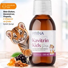 Fıtrina Kavitrin Kids Şurup 150 ml – Beta Glukan, Karamürver, Propolis, C Vitamini ve Çinko İçeren Takviye Edici Gıda