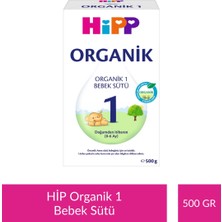 Hipp 1 Organik Bebek Sütü 500 gr