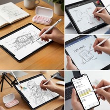 Go İthalat 6 Adet Farklı Uçlı Universal Dokunmatik Kalem Ucu – Tablet ve Telefon Uyumlu Stylus Pen Yedek Başlıkları