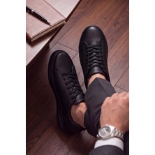 Liarca Ghostwood - Hakiki Deri  Hafif Faylon Taban Siyah Erkek Sneaker Ayakkabı