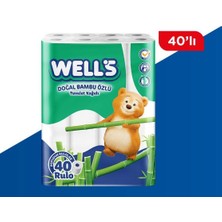 Well's Bambu Özü Ilaveli Tuvalet Kağıdı 40'lı