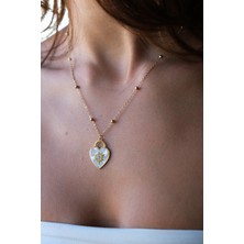 Serenite Collection Kalp Çelik Kolye