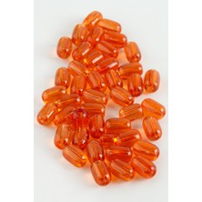 Zero Land Spt-Gld 6x8 mm Oval Cam Boncuk 1 kg Turuncu