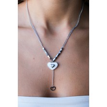 Serenite Collection Kalp Çelik Kolye