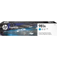 Hp 981A-J3M68A Mavi Orjinal Kartuş
