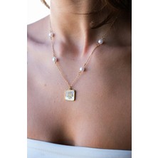 Serenite Collection Yonca Çelik Kolye